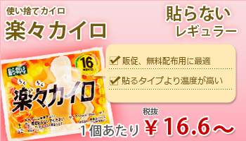 楽々カイロ貼らないレギュラー